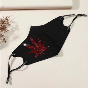 Face Mask - Jeweled Leaf
